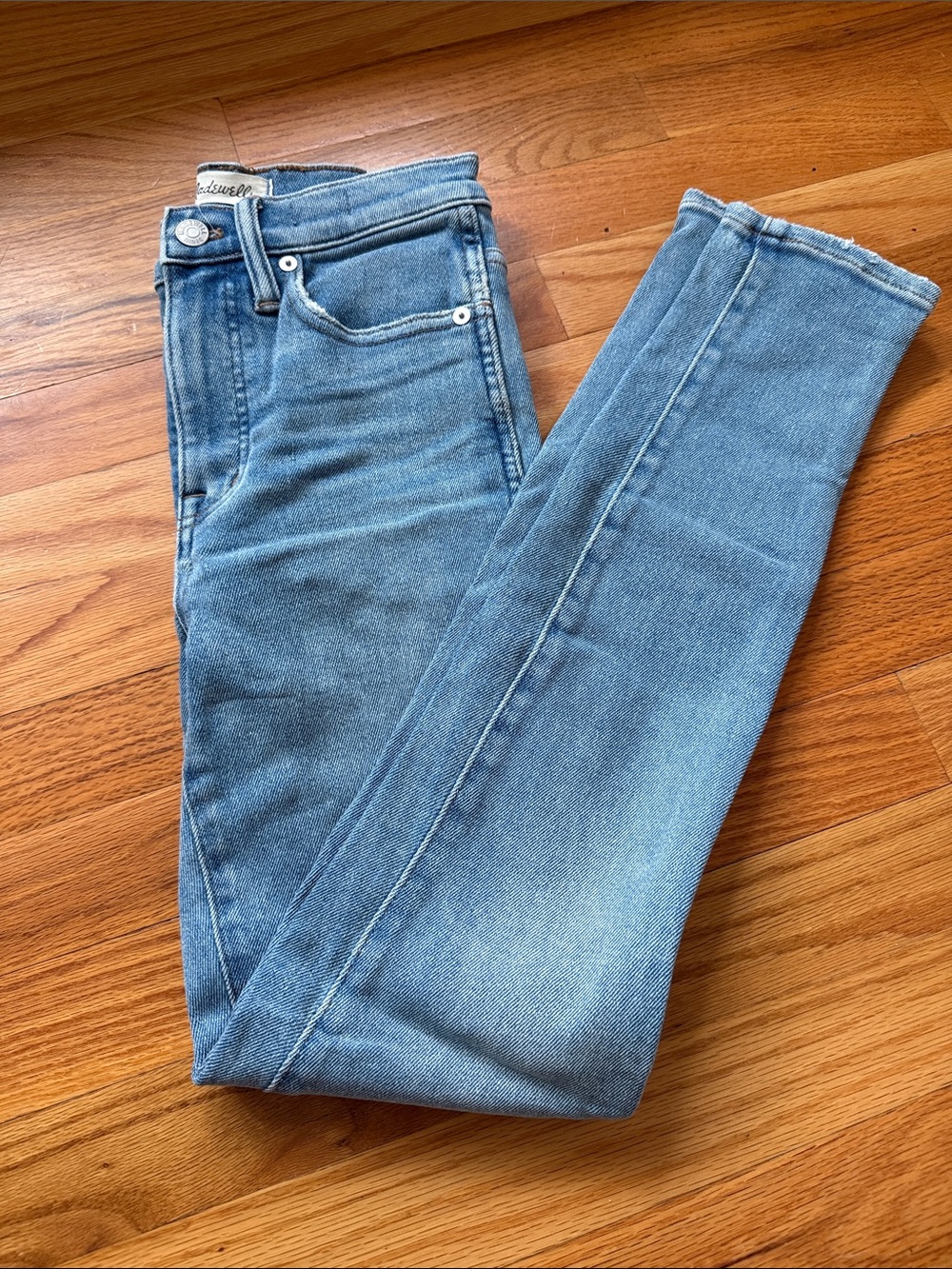 Classic High-Rise Skinny Jeans - Light Blue